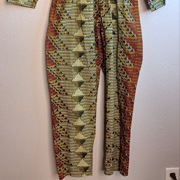 NWT Fahari Bazaar Sustainable Artsy Sz S Hand-dyed Handwoven Cotton Jumpsuit - Picture 6 of 16